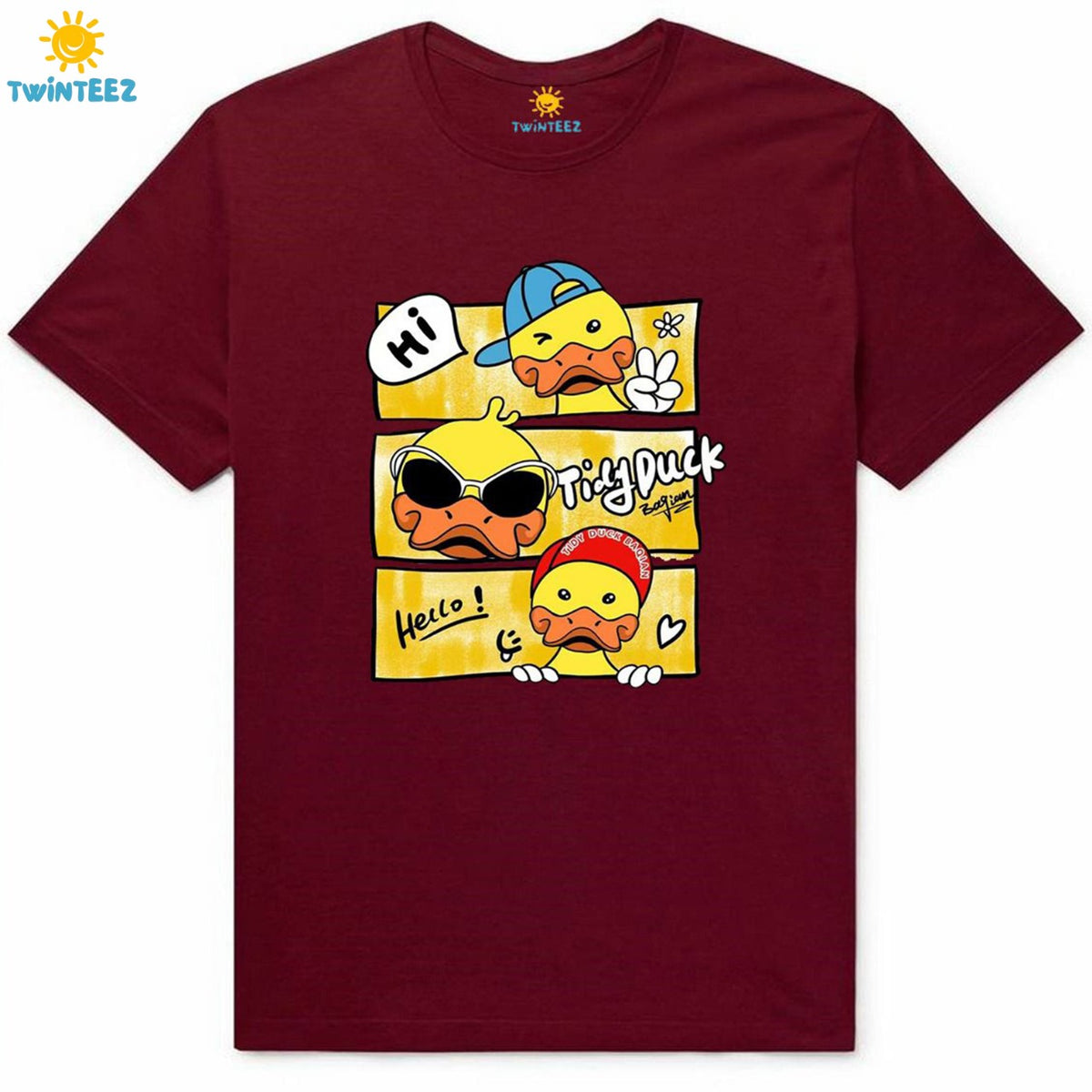 Boys Tidy Duck T-Shirt - Fun & Quirky Style