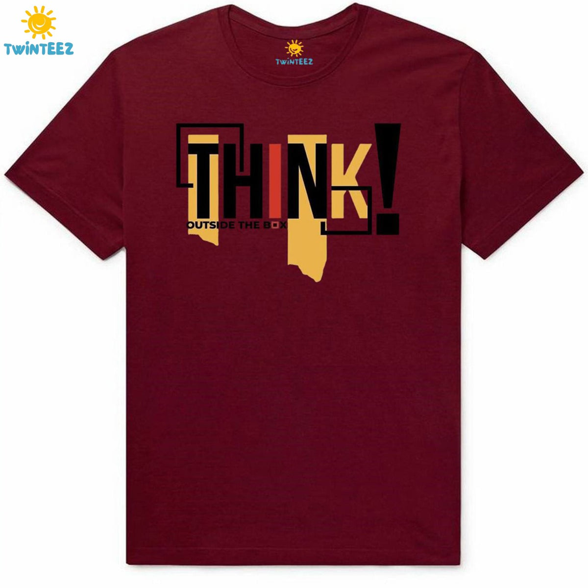 Boys Think Outside The Box T-Shirt - Creative & Bold