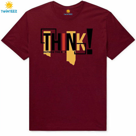 Boys Think Outside The Box T-Shirt - Creative & Bold