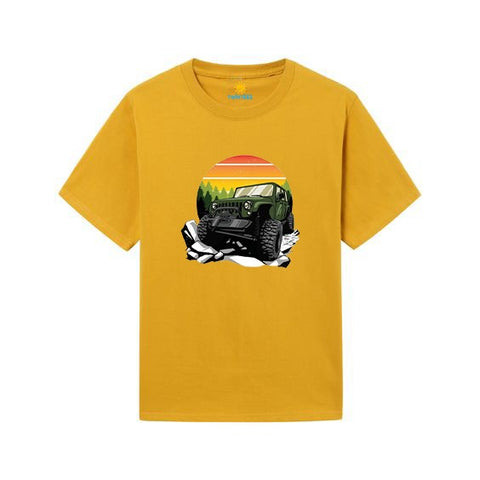 Boys Jeep T-Shirt - Adventure On Wheels