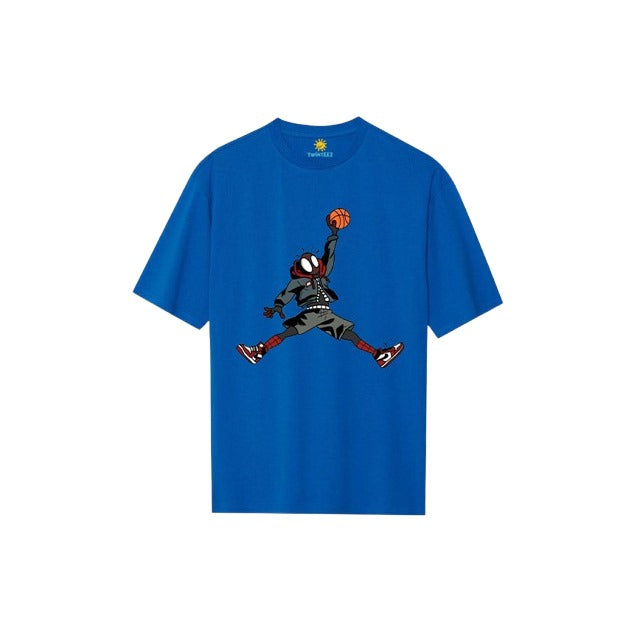 Boys Deadpool Dunking Basketball T-Shirt For Kids - Jumping into Action