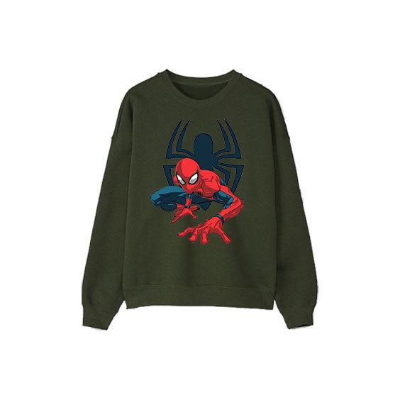 Spiderman Printed Sweat Shirt